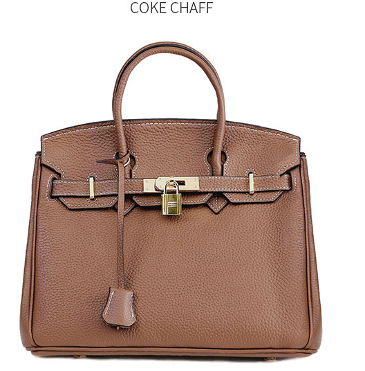 Women's First Layer Cowhide Handbag — Premium Leather Shoulder Bag