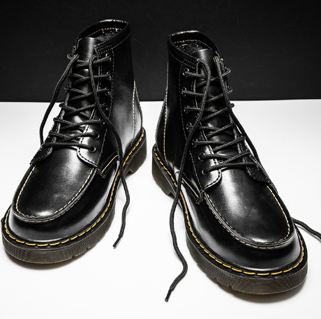Men's High-Top Cowhide Martin Boots — Tooling Work Boot