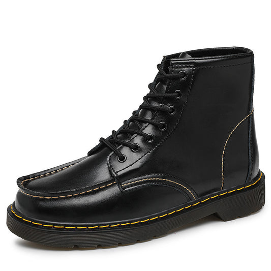 Men's High-Top Cowhide Martin Boots — Tooling Work Boot