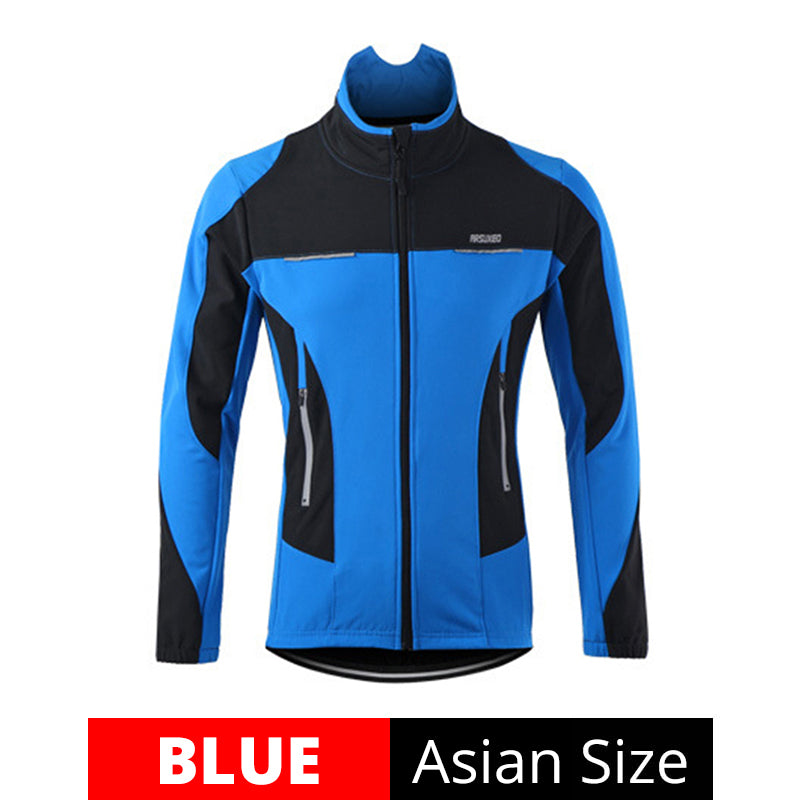 Rainproof Fleece Cycling Coat