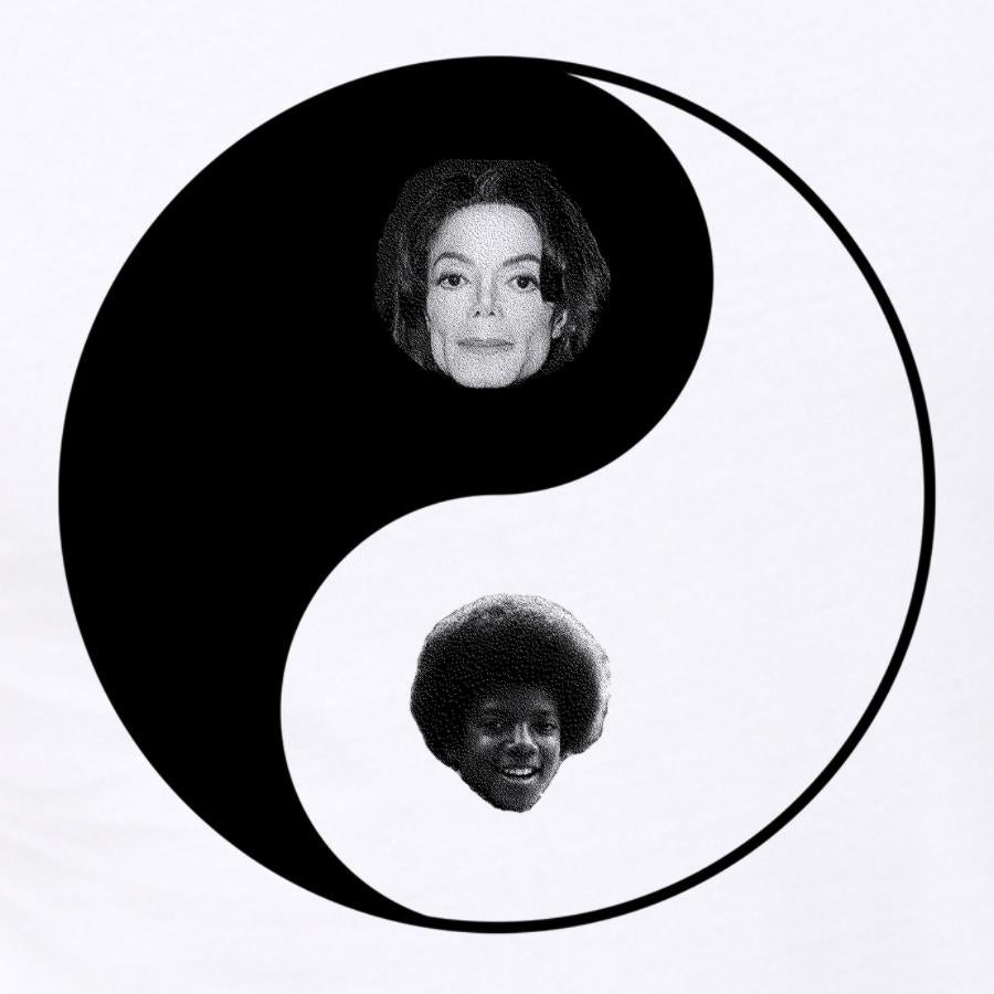 Michael Jackson Yin Yang Women's Graphic Tee