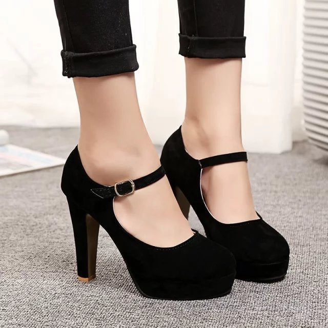 Women's Waterproof High Heel Shoes