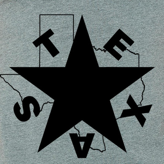 Lone Star Texas Men's Graphic Tee — Hand Printed in USA