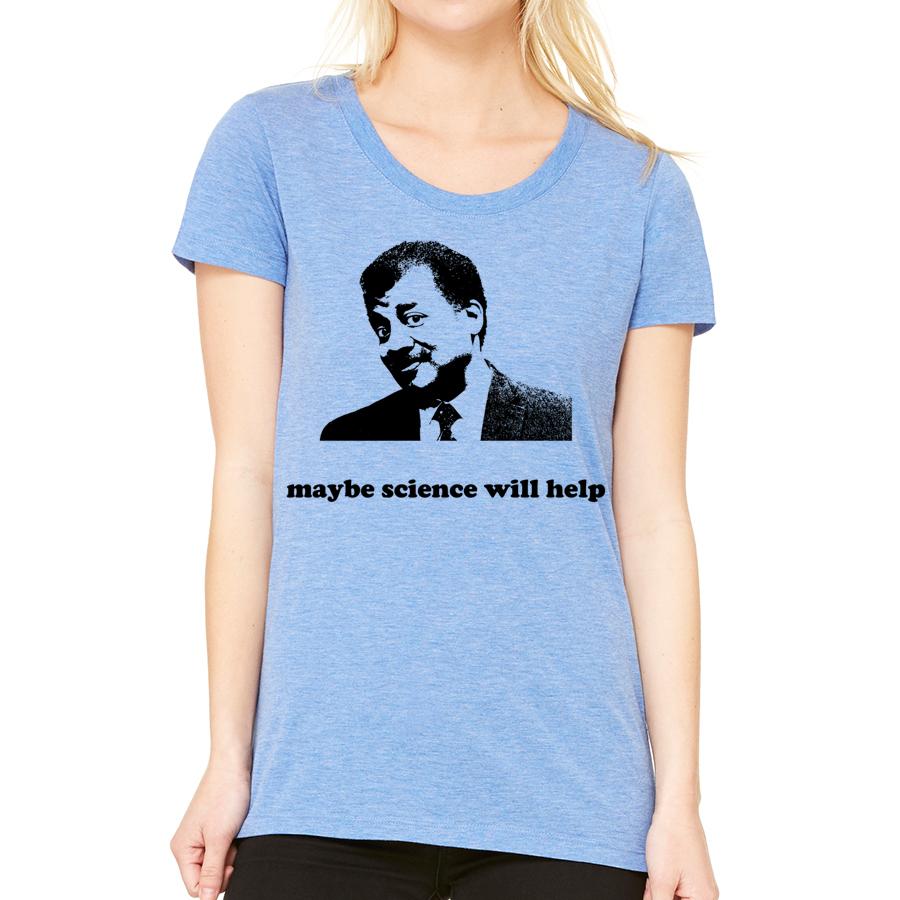 Neil deGrasse Tyson Science Women's Graphic Tee — Evidence-Based
