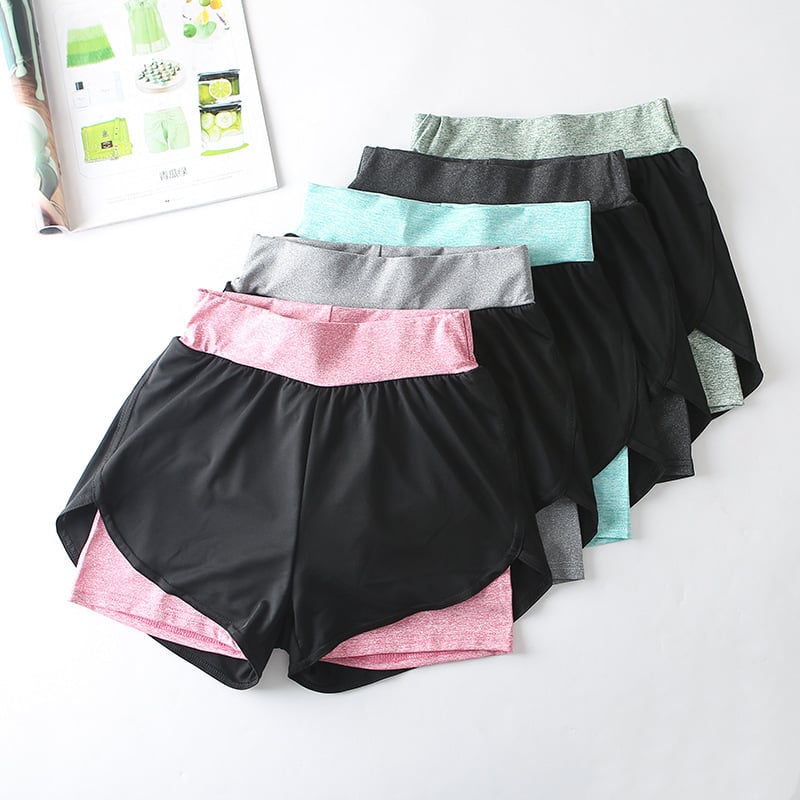 Women's Quick-Dry High-Waist Sports Shorts — Active Running Hot Pants