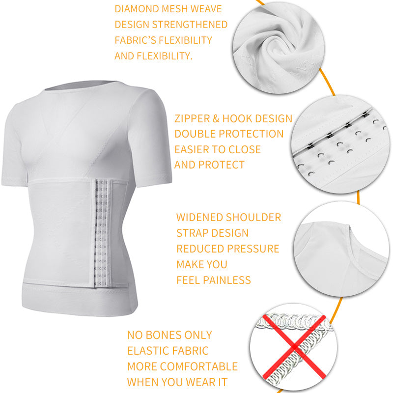 Men's Compression Slimming Undershirt — Tummy Control Body Shaper