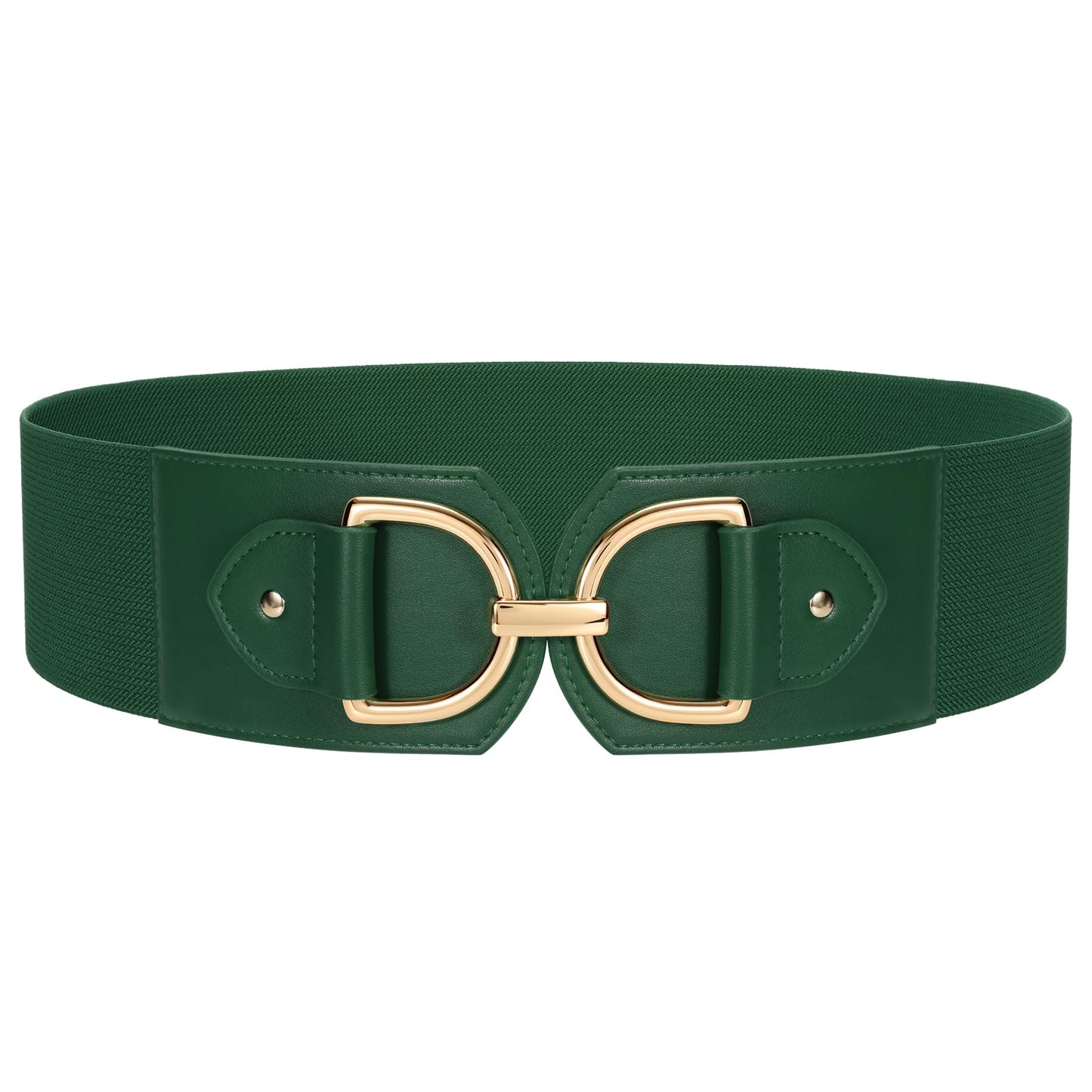 TRIWORKS Women's Wide Elastic Waist Belt | Stretchy Fashion Belt for Dresses