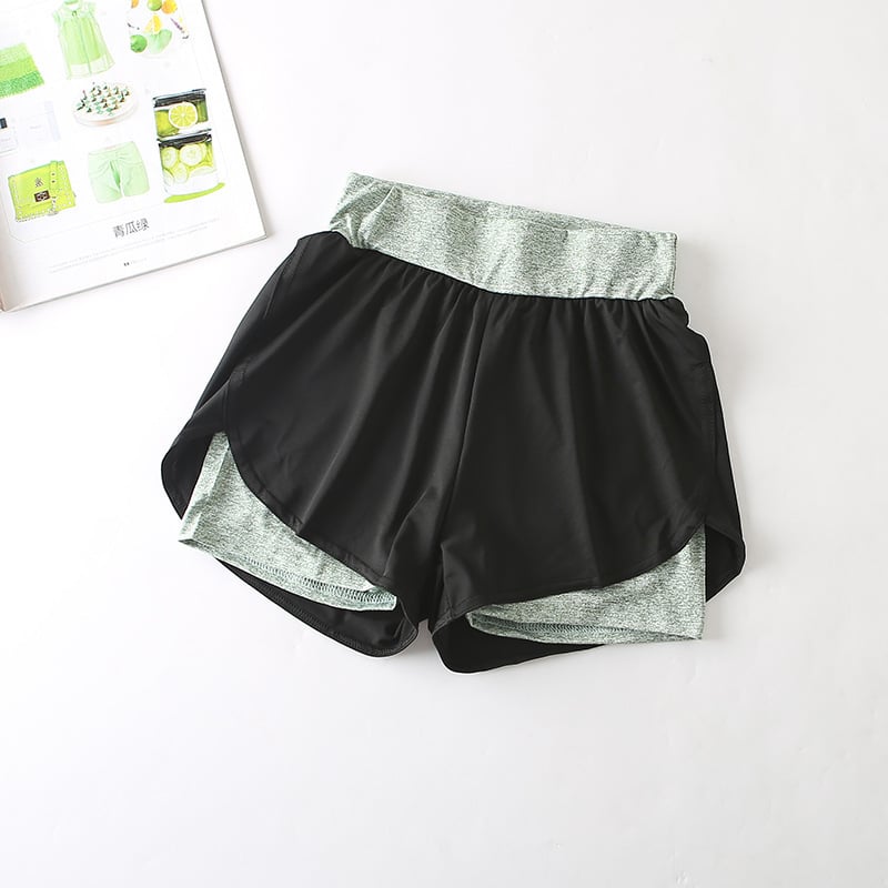 Women's Quick-Dry High-Waist Sports Shorts — Active Running Hot Pants