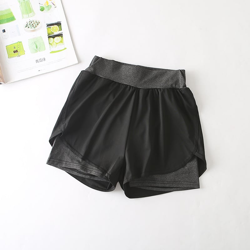 Women's Quick-Dry High-Waist Sports Shorts — Active Running Hot Pants