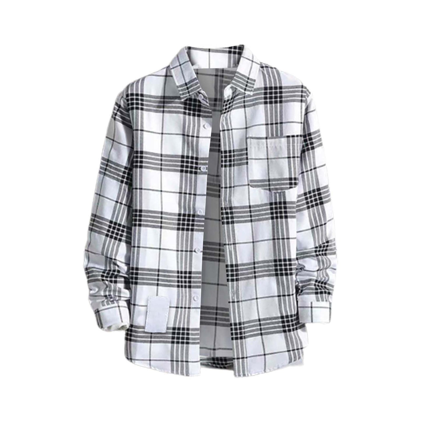 Men's Heavy Flannel Plaid Shirt — From the Farm to the Steakhouse