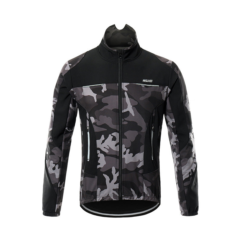 Rainproof Fleece Cycling Coat