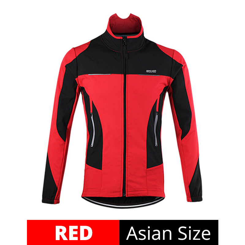 Rainproof Fleece Cycling Coat