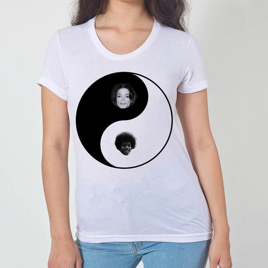 Michael Jackson Yin Yang Women's Graphic Tee