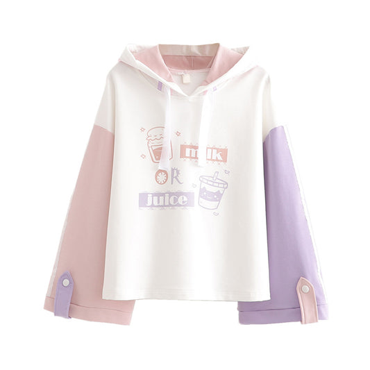 Women's Casual Loose Fleece Sweater — Cozy Long-Sleeve Top