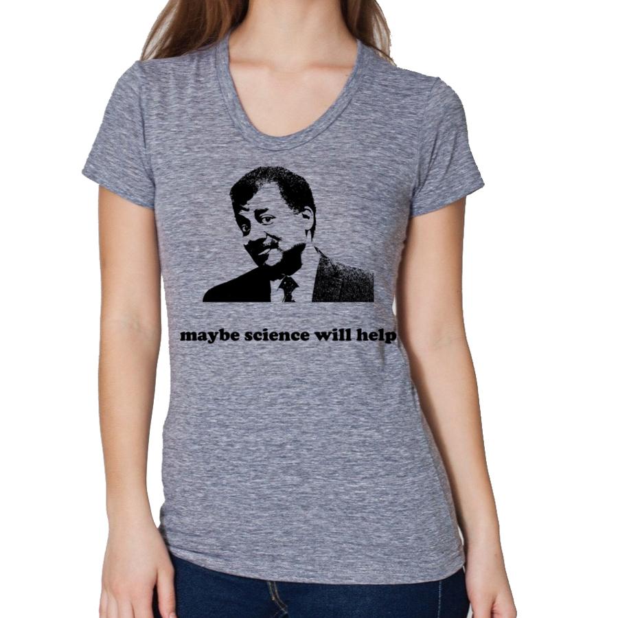 Neil deGrasse Tyson Science Women's Graphic Tee — Evidence-Based
