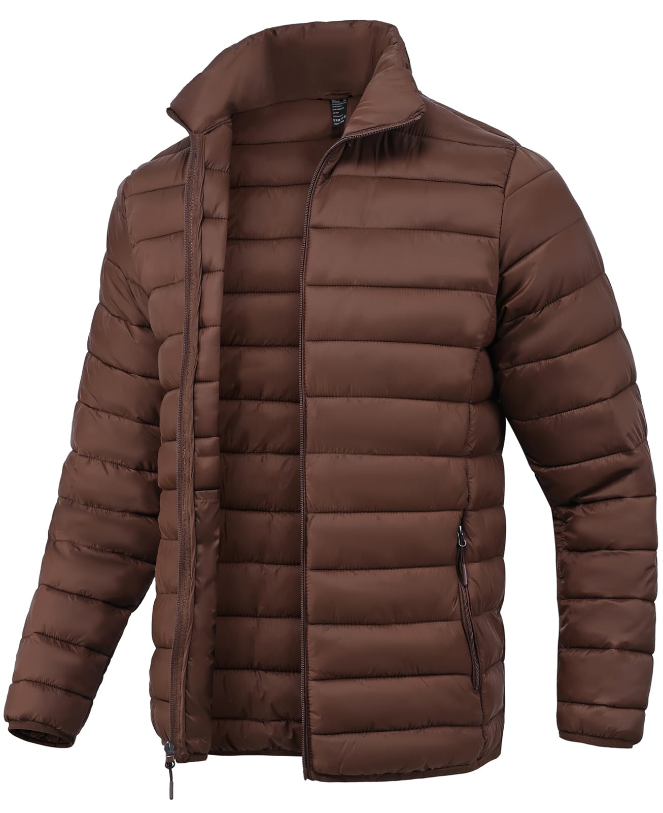 SPOSULEI Men's Lightweight Packable Puffer Jacket | Water-Repellent | Windproof